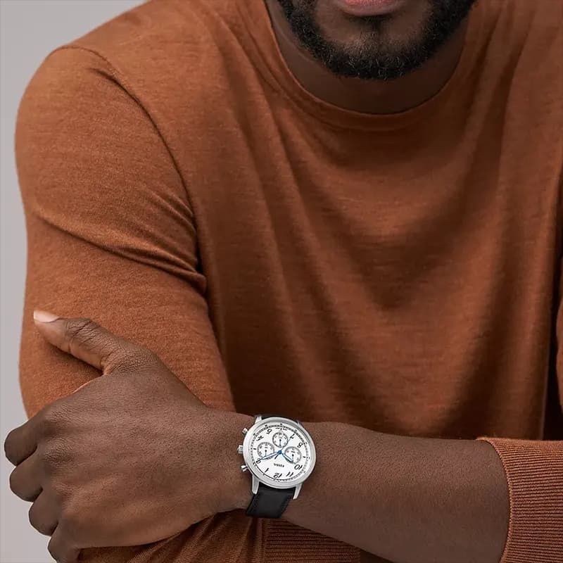 Fossil Neutra Chronograph White Dial Men's Watch | FS6023