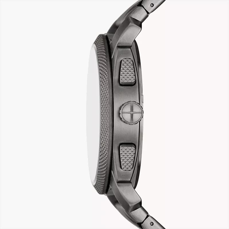 Fossil Machine Chronograph Smoke Stainless Steel Men's Watch | FS6098