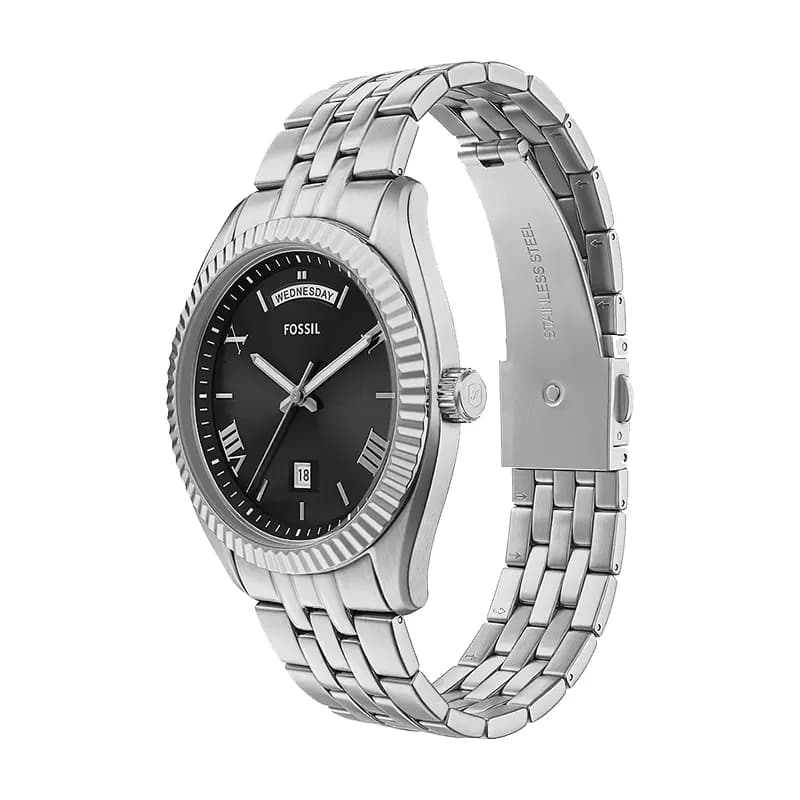 Fossil Campbell Day-Date Black Dial Men's Watch | FS6139 secondary view