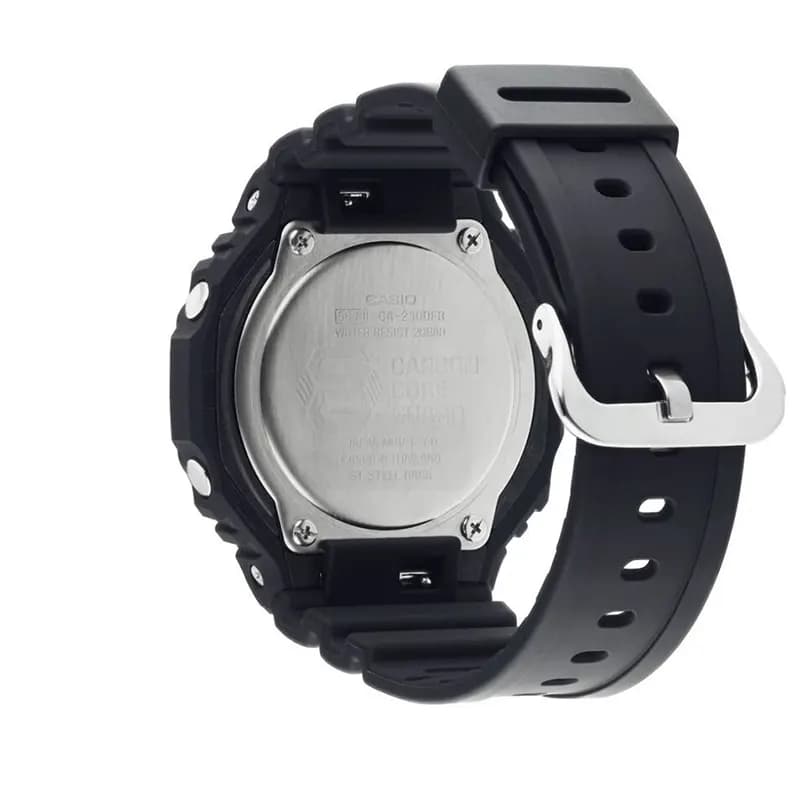 Casio G-Shock Neon Green Accents Black Dial Men's Watch | GA-2100-1A3