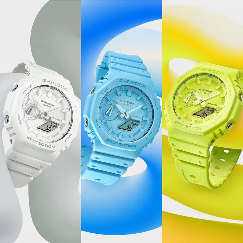 Casio G-Shock Carbon Core Guard Turquoise Blue Men's Watch | GA-2100-2A2