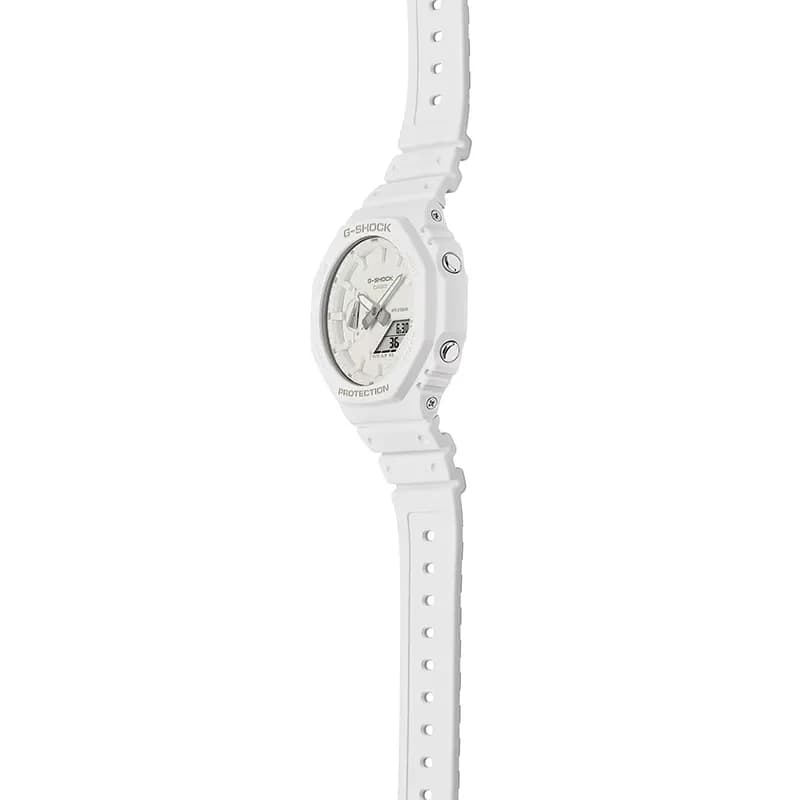 Casio G-Shock GA-2100-7A7 Carbon Core Guard White Men's Watch