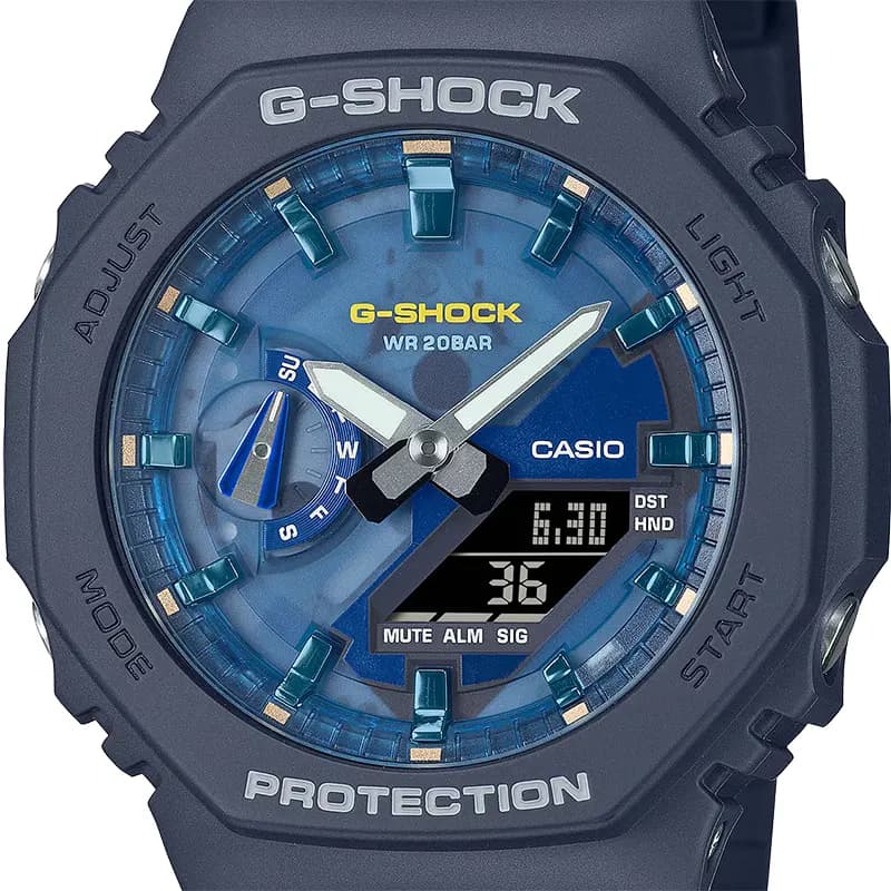 Casio G-Shock Oasis Lake Inspired Blue Men's Watch | GA-2100AS-2A