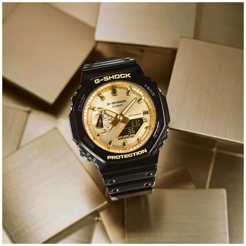 Casio G-Shock GA-2100GB-1A Gold Dial Men's Watch
