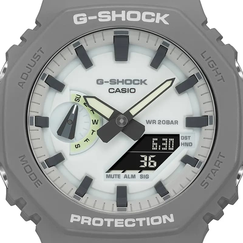 Casio G-Shock GA-2100HD-8A Glowing Luminescent Dial Men's Watch