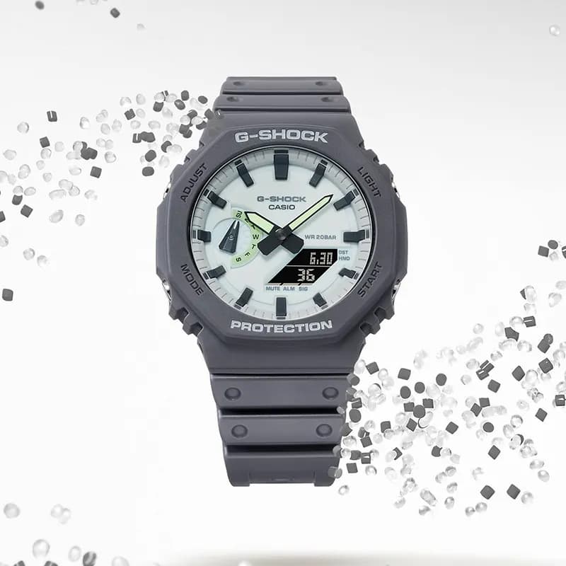 Casio G-Shock GA-2100HD-8A Glowing Luminescent Dial Men's Watch