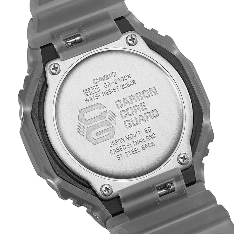 Casio G-Shock 'Music Driven Nightlife' Inspired Smoky Men's Watch | GA-2100K-1A