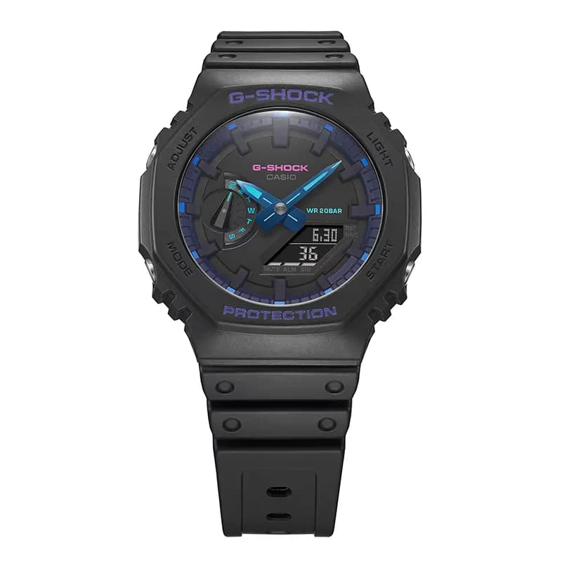 Casio G-Shock Virtual Reality Black Dial Men's Watch | GA-2100VB-1A