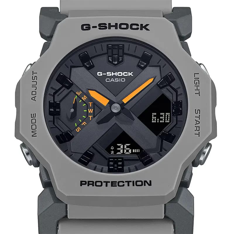 Casio G-Shock GA-2300-8A Black Dial Grey Men's Watch