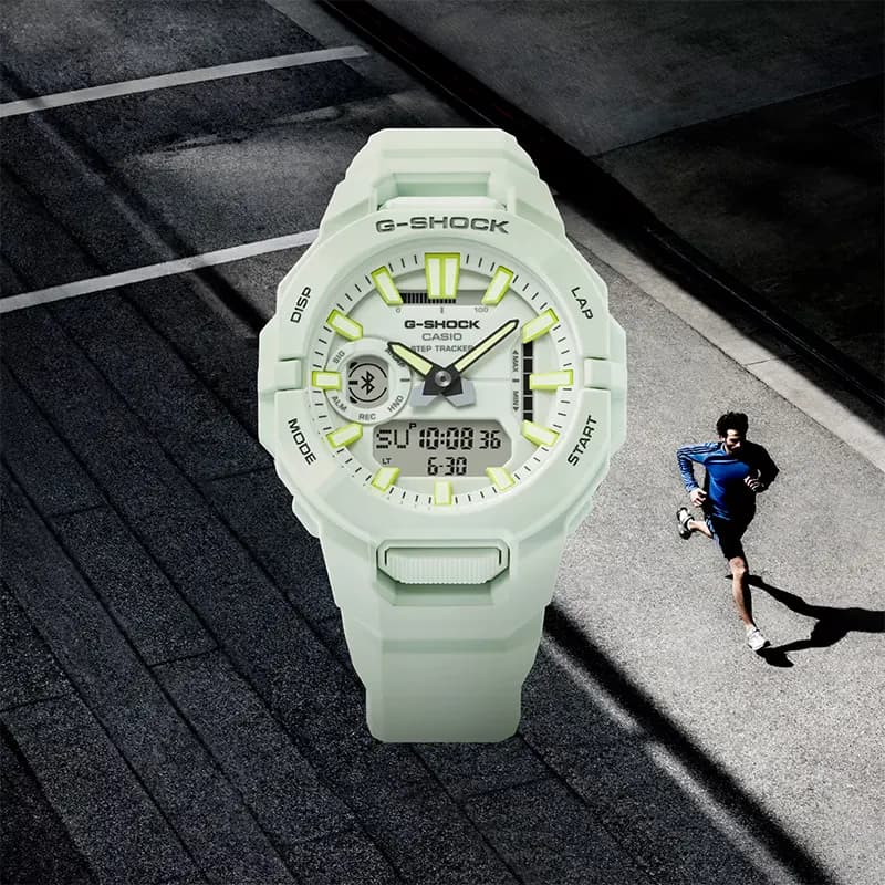 Casio G-Shock G-Squad Urban Sporty Step Tracker Bluetooth® Off White Men's Watch | GBA-950-7A
