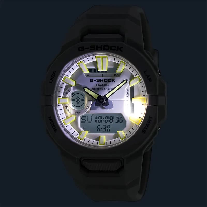 Casio G-Shock G-Squad Urban Sporty Step Tracker Bluetooth® Off White Men's Watch | GBA-950-7A