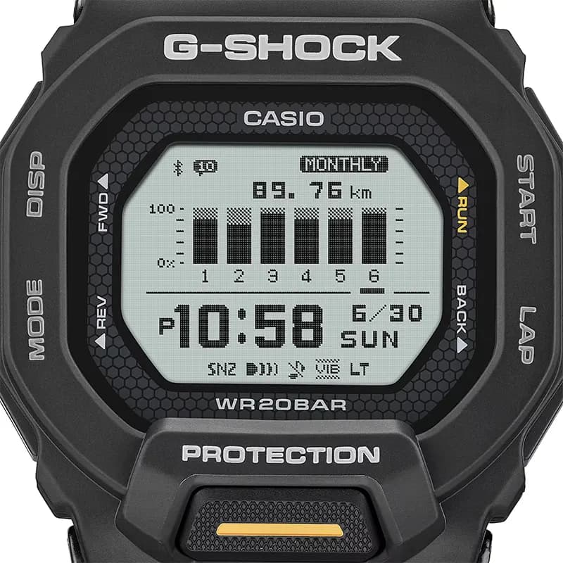 Casio G-Shock G-Squad Sports (Bluetooth) Digital Dial Men's Watch | GBD-200-1A1