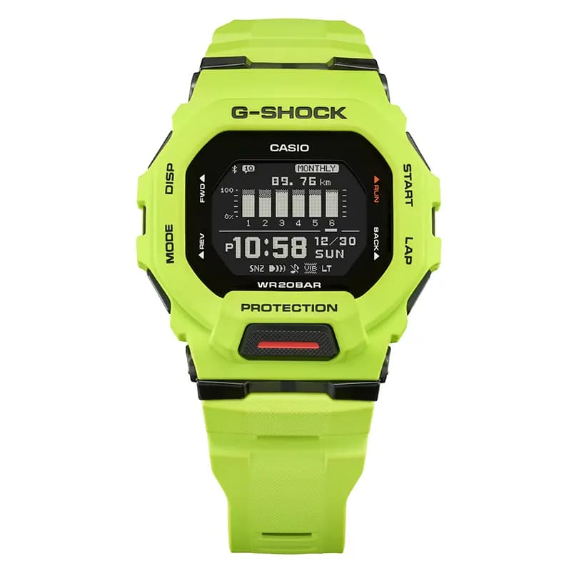 Casio G-Shock GBD-200-9 G-Squad (Bluetooth) Green Men's Watch secondary view