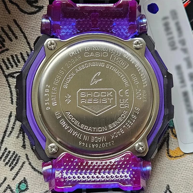 Casio G-Shock GBD-200SM-1A6 G-Squad Vital Bright Series Men's Watch