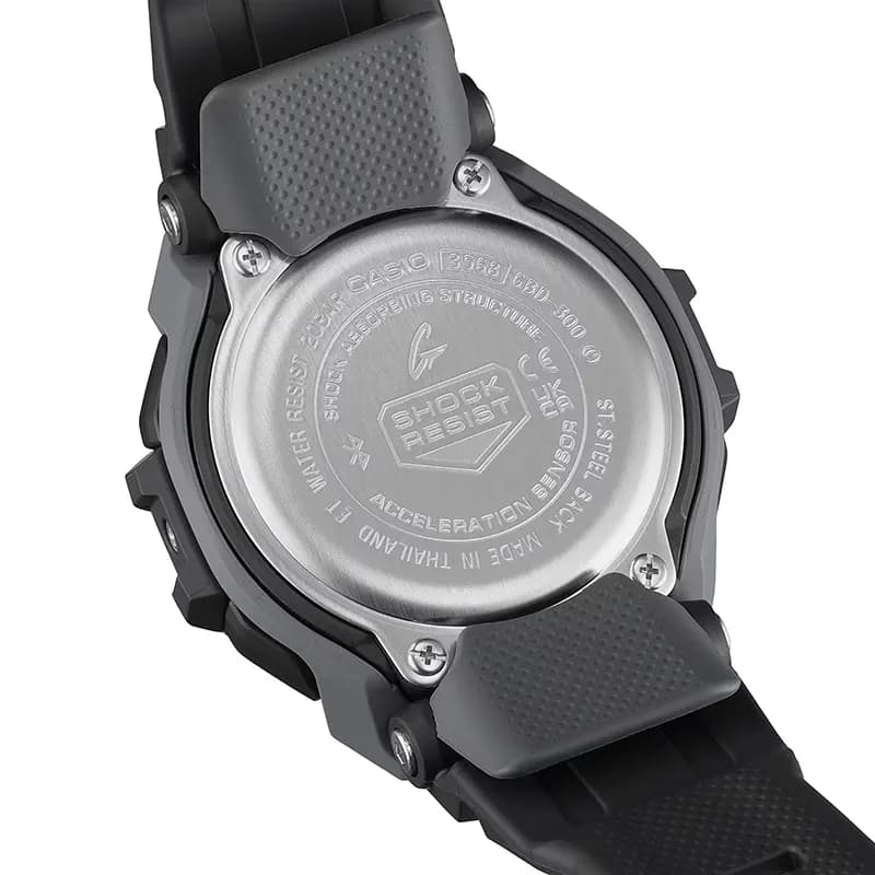 Casio G-Shock GBD-300-1 G-Squad Smartphone Link Black Dial Men's Watch