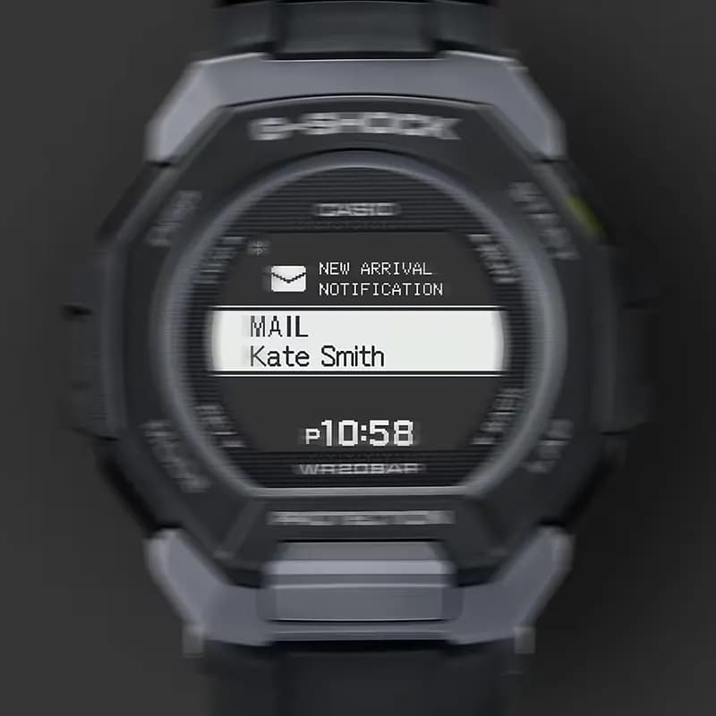 Casio G-Shock GBD-300-1 G-Squad Smartphone Link Black Dial Men's Watch