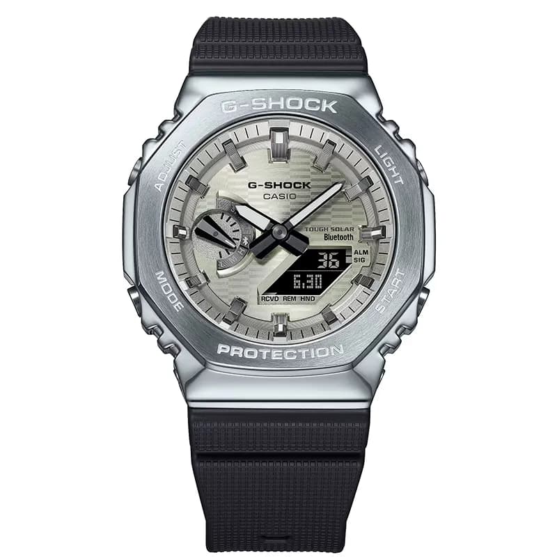 Casio G-Shock Tough Solar Bluetooth Grey Dial Men's Watch | GBM-2100A-8B