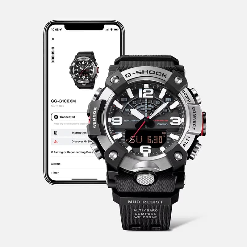 Casio G-Shock Mudmaster Extreme Multiple Sensor Bluetooth Men's Watch | GG-B100XM-1A