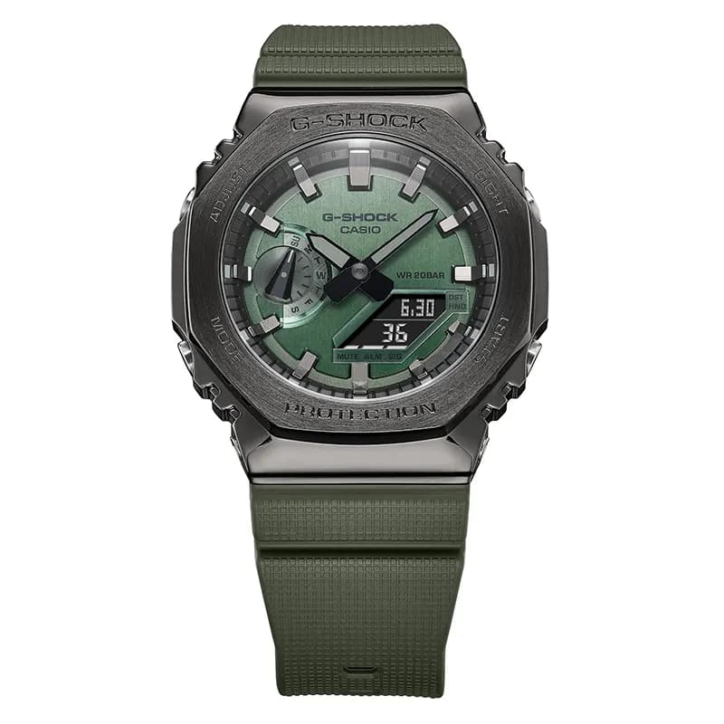 Casio G-Shock GM-2100B-3A Green Dial Men's Watch