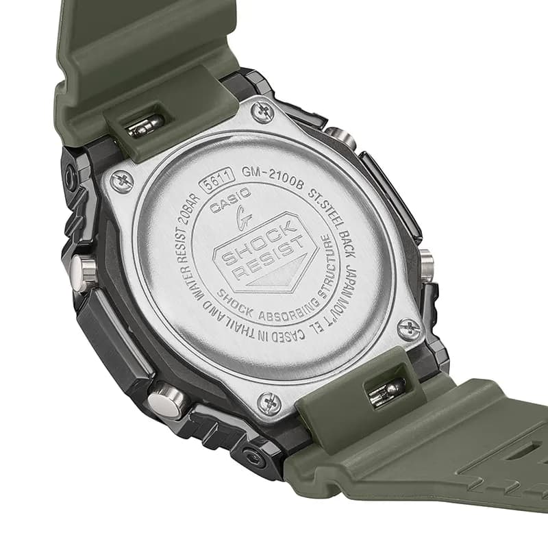 Casio G-Shock GM-2100B-3A Green Dial Men's Watch