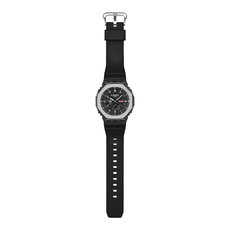 Casio G-Shock G-Steel Monochromatic Modern Black Dial Men's Watch | GM-2100BM-1A