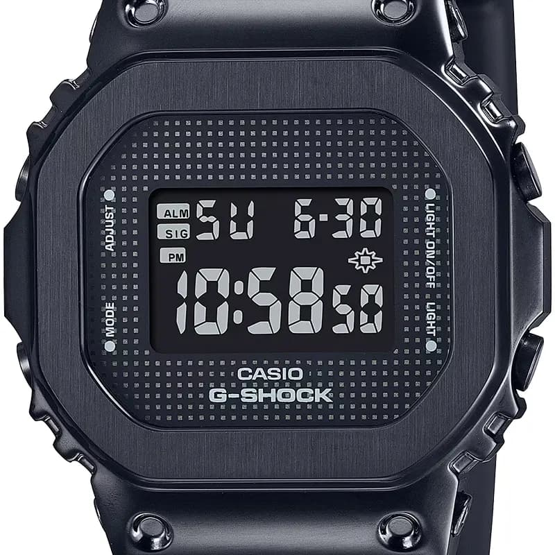 Casio G-Shock 5600 Series Black Digital Watch | GM-S5600SB-1