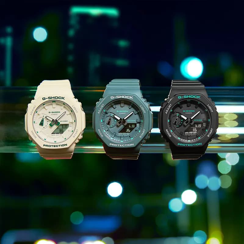 Casio G-Shock GMA-S2100GA-3A Modern Green Accents Watch
