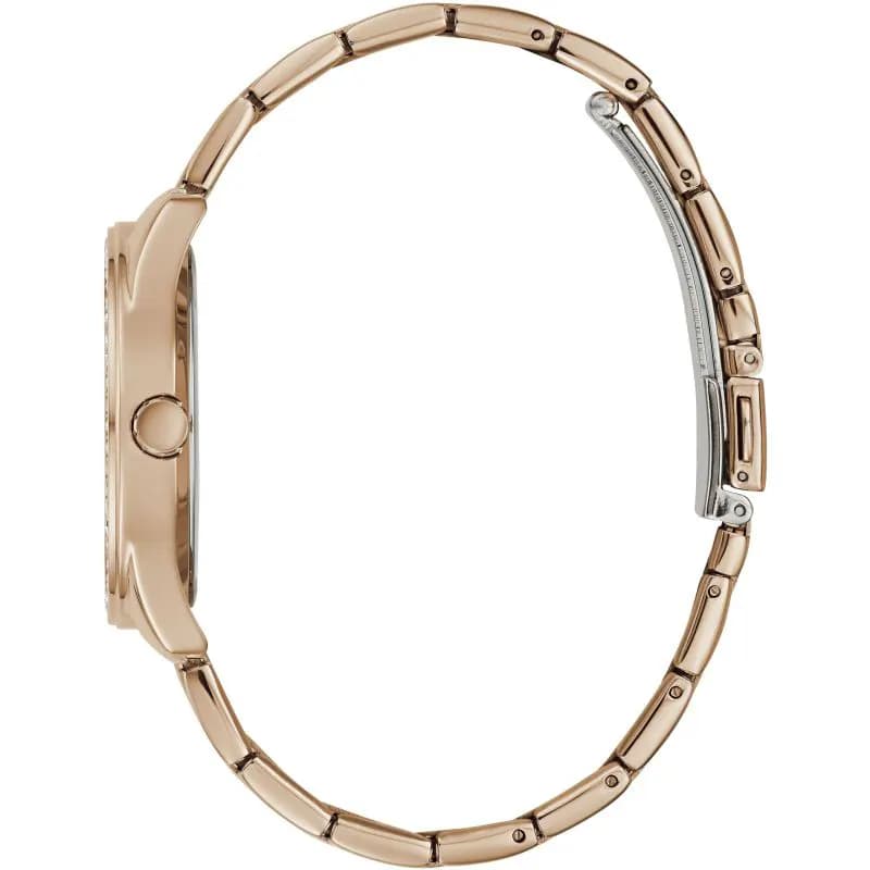 Guess Sugar Crystal White Dial Ladies Watch | GW0001L3