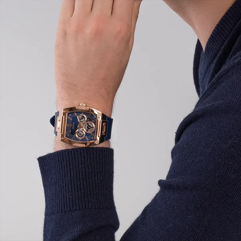 Guess Phoenix Multi-function Blue Dial Men’s Watch | GW0202G4