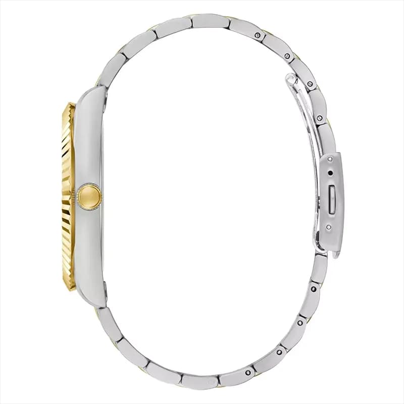 Guess Connoisseur Day-Date Champagne Dial Men’s Watch | GW0265G14