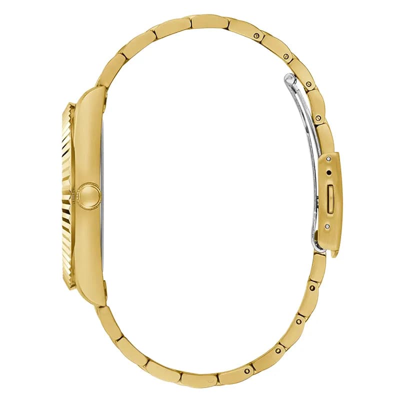 Guess Connoisseur Champagne Dial Gold-tone Men’s Watch | GW0265G2