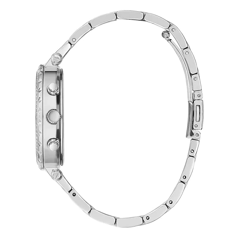 Guess Solstice Silver-tone Clear Dial Ladies Watch | GW0403L1