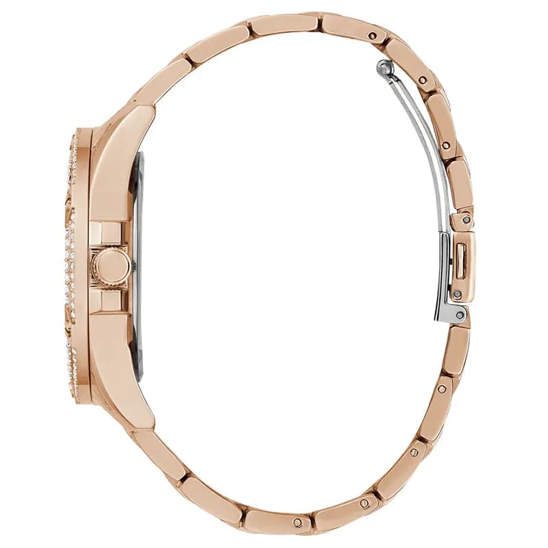 Guess Queen Multi-function Rose Dial Ladies Watch | GW0464L3