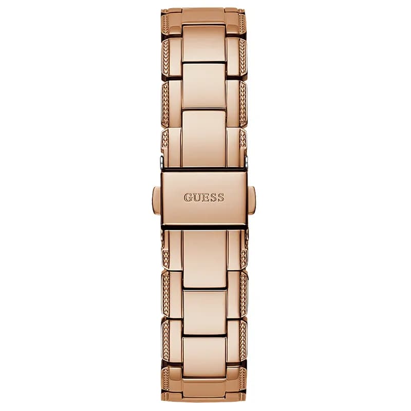 Guess Crystal Clear Rose Dial Ladies Watch | GW0470L3