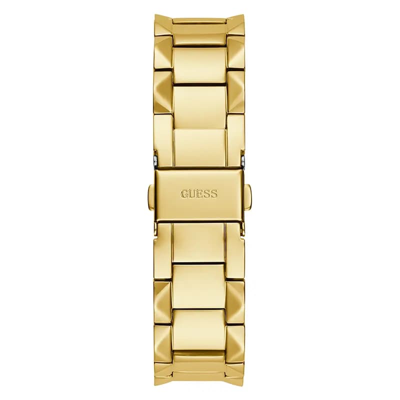 Guess Rebellious Gold-tone Champagne Dial Ladies Watch | GW0601L1