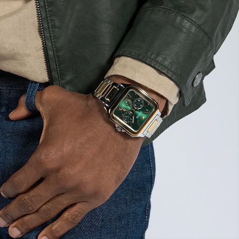 Guess Integrity Multi-function Green Dial Men’s Watch | GW0631G1
