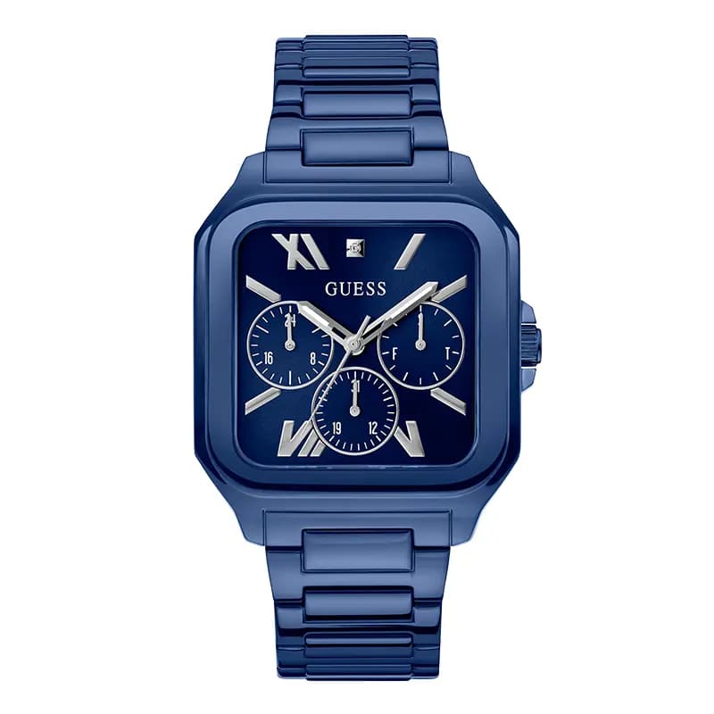 Guess Integrity Multi-function Blue Dial Men’s Watch | GW0631G3
