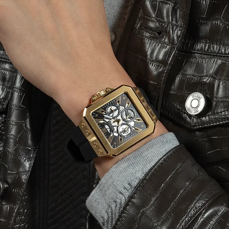 Guess Leo Multifunction Black Dial Men’s Watch | GW0637G2
