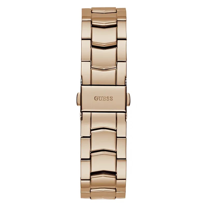 Guess Ritzy Rose Gold-tone Rose Dial Ladies Watch | GW0685L3
