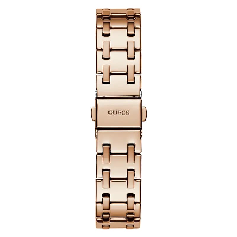Guess Desire Purple Dial Rose Gold-Tone Ladies Watch | GW0770L3