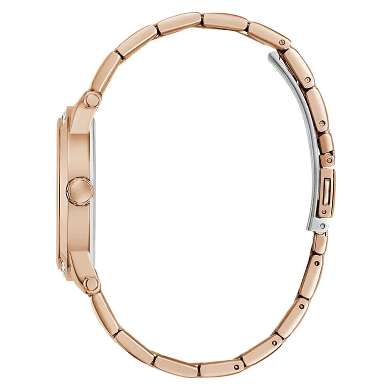 Guess Annette Rose Gold-tone Rose Dial Ladies Watch | GW0861L3