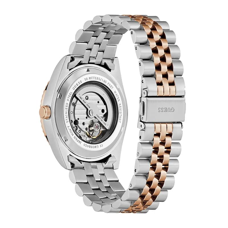 Guess Connoisseur Open Heart Blue Dial Automatic Men’s Watch | GW0984G5