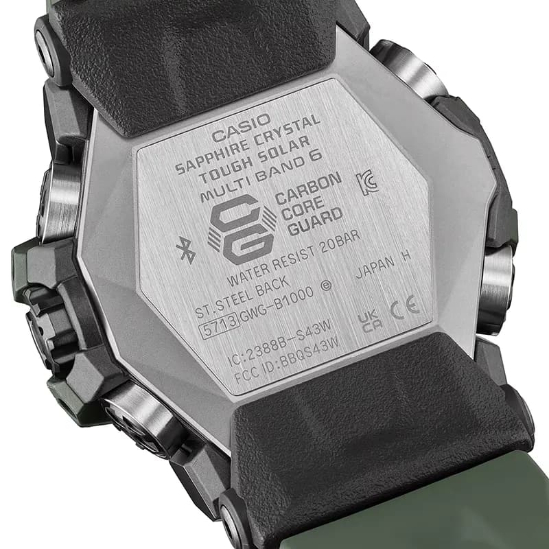 Casio G-Shock Mudmaster Tough Solar Bluetooth Radio-Controlled Men's Watch | GWG-B1000-3A