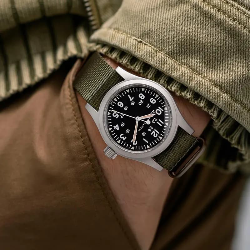 Hamilton Khaki Field Mechanical Black Dial Men's Watch | H69439931 secondary view