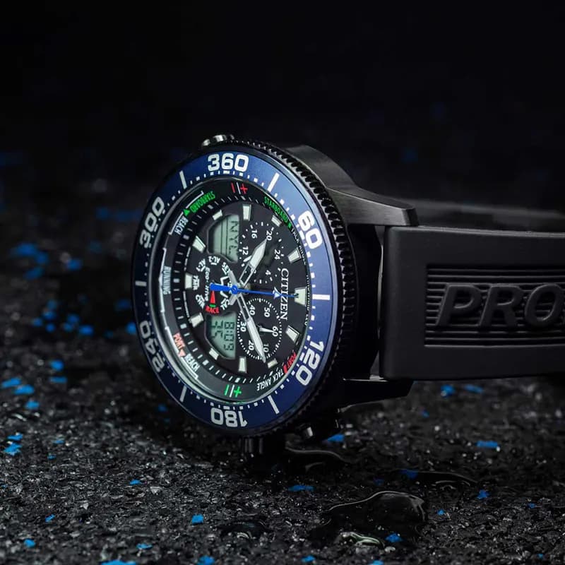 Citizen Promaster Yacht Timer Eco-Drive Black Dial Men's Watch | JR4065-09E