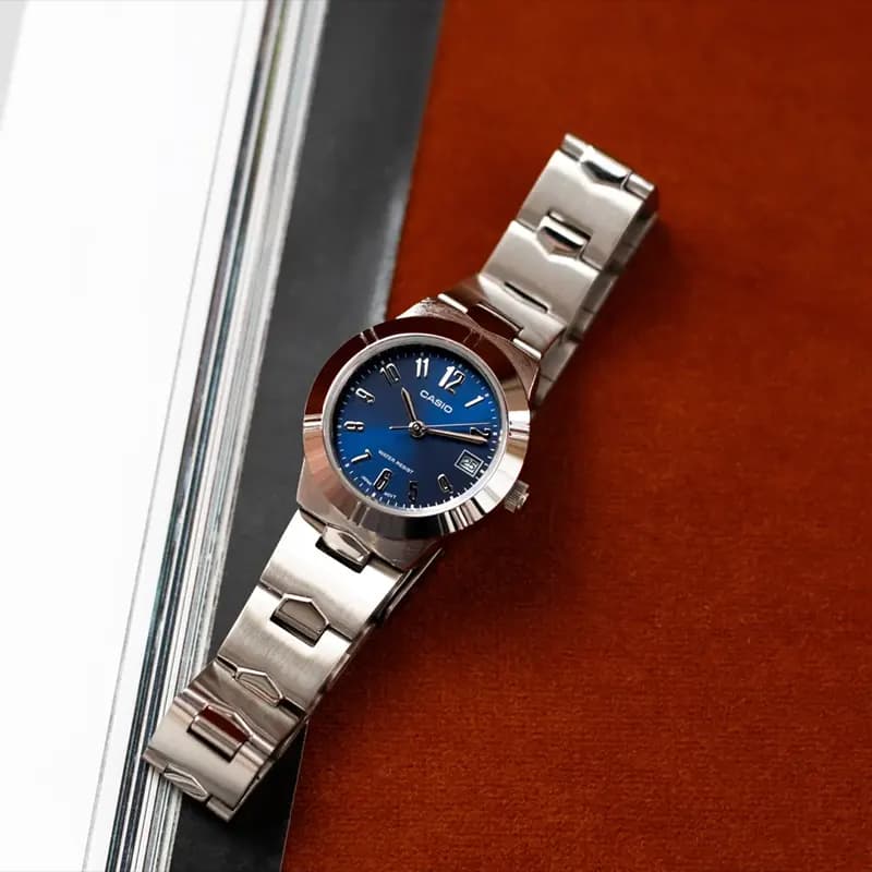 Casio Enticer LTP-1241D-2A2 Blue Dial Ladies Watch