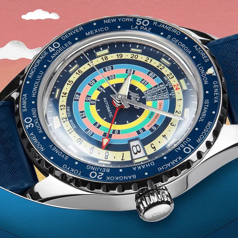 Mido Ocean Star Decompression Worldtimer Men's Watch | M026.829.17.041.00 secondary view