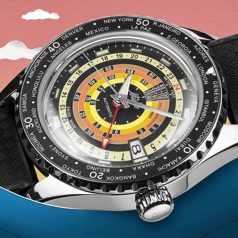 Mido Ocean Star Decompression Worldtimer Men's Watch | M026.829.17.051.00 secondary view