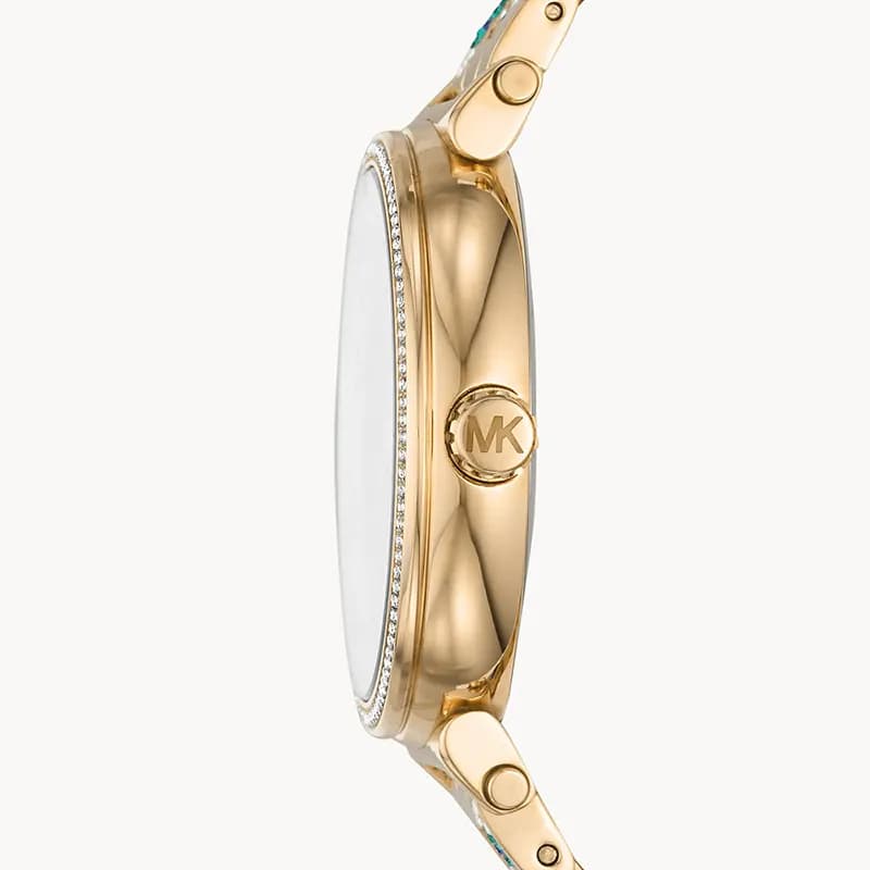 Michael Kors Sofie Peacock Motif Ladies Watch | MK3945