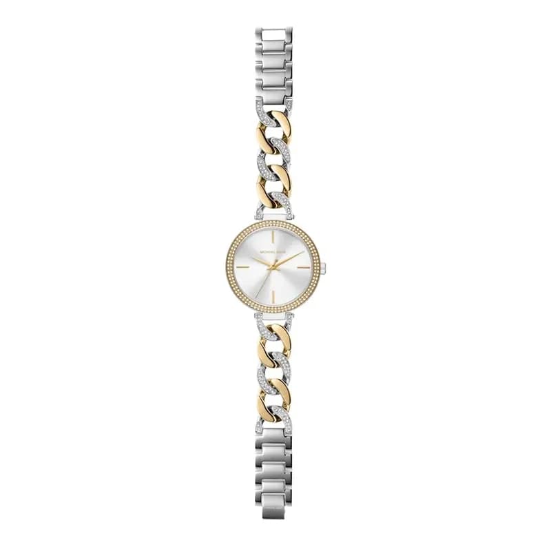 Michael Kors Catelyn White Dial Two-Tone Ladies Watch | MK4633